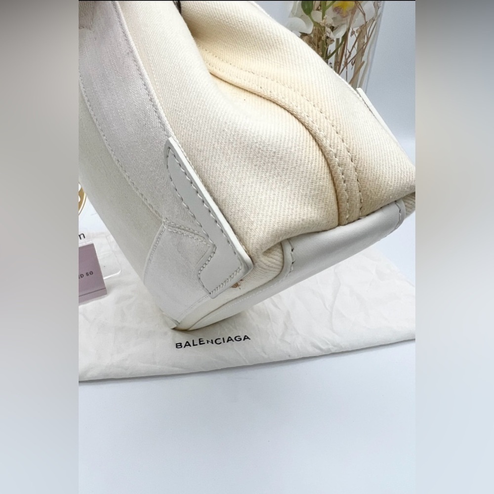 Balenciaga canvas off white cabas XS handbag - Picture 10 of 14
